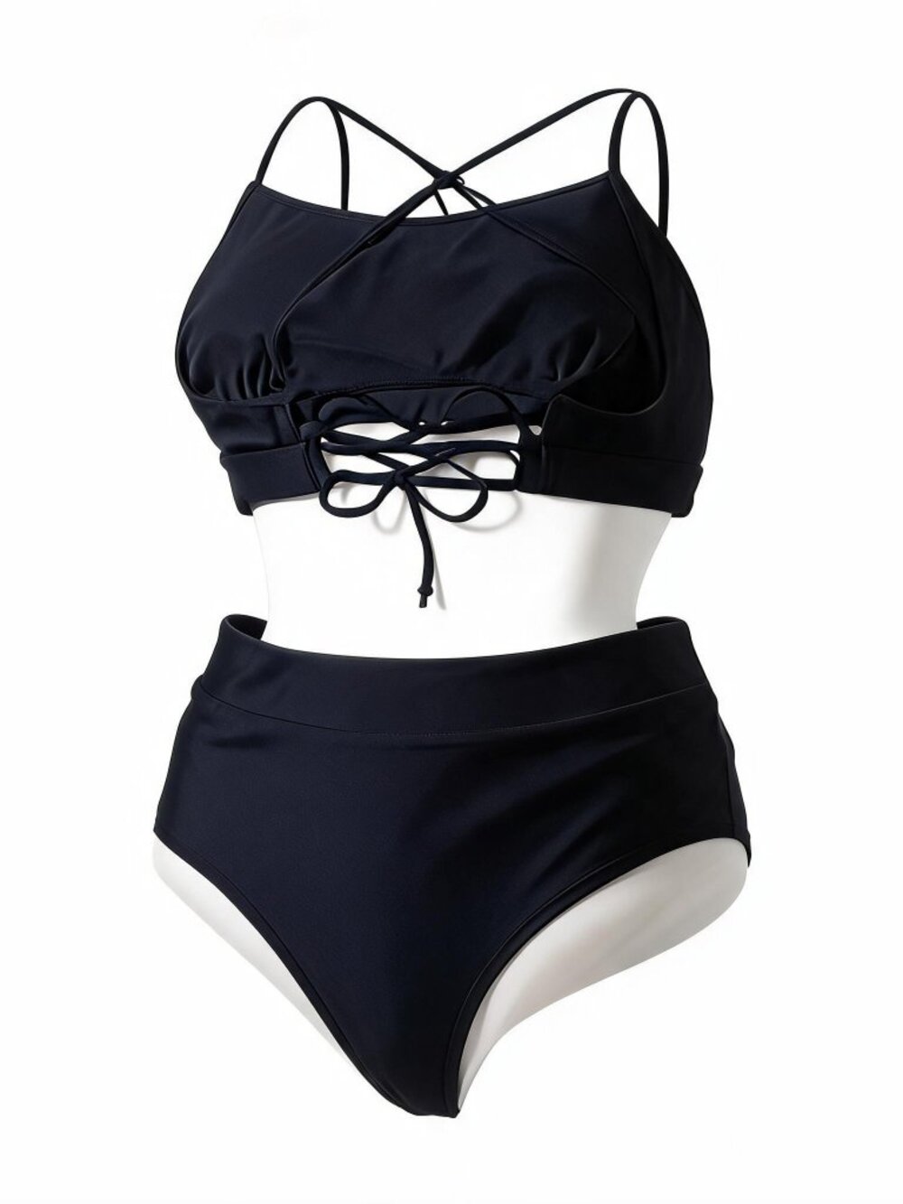 Black Women's Bikini Set (borealis)